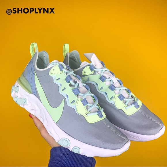 ♥️SOLD♥️Nike React Element 55 Gray Sneaker - Picture 5 of 8